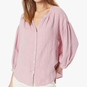Velvet by Graham & Spencer Linen Blouse